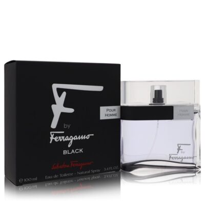 F Black by Salvatore Ferragamo Eau De Toilette Spray 3.4 oz (Men)