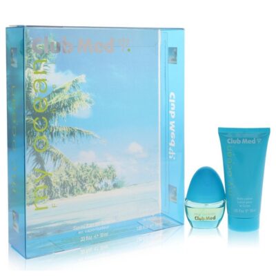 Club Med My Ocean by Coty Gift Set — .33 oz Mini EDT Spray + 1.85 oz Body Lotion (Women)