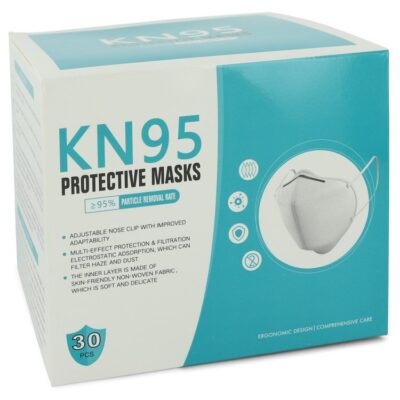 Kn95 Mask by Kn95 Thirty (30) KN95 Masks Adjustable Nose Clip Soft non-woven fabric FDA and CE Approved (Unisex) 1 size (Women)