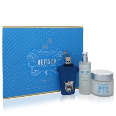 Mefisto Gentiluomo by Xerjoff Gift Set — 3.4 oz Eau De Parfum Spray + 3.4 oz Deodorant Spray + 6.7 oz Shave and Post Shave Cream (Men)