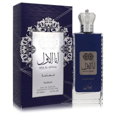 Ana Al Awwal Blue by Nusuk Eau De Parfum Spray 3.4 oz (Men)