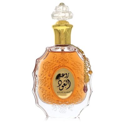 Lattafa Rouat Al Oud by Lattafa Eau De Parfum Spray (Unisex Unboxed) 3.4 oz (Men)