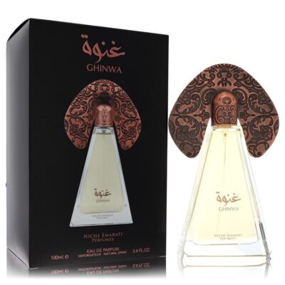 Niche Emarati Ghinwa by Lattafa Eau De Parfum Spray (Unisex) 3.4 oz (Women)