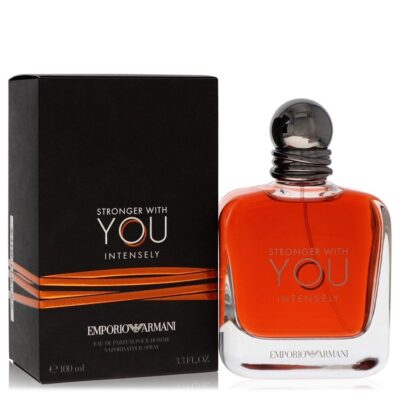 Stronger With You Intensely by Giorgio Armani Eau De Parfum Spray 3.4 oz (Men)