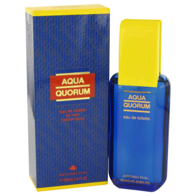 Aqua Quorum by Antonio Puig Eau De Toilette Spray 3.4 oz (Men)