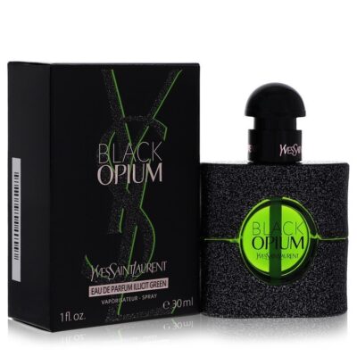 Black Opium Illicit Green by Yves Saint Laurent Eau De Parfum Spray 1 oz (Women)