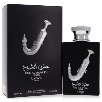 Lattafa Pride Ishq Al Shuyukh Silver by Lattafa Eau De Parfum Spray (Unisex) 3.4 oz (Men)