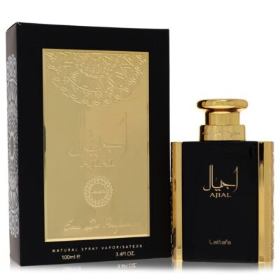 Lattafa Ajial by Lattafa Eau De Parfum Spray 3.4 oz (Men)