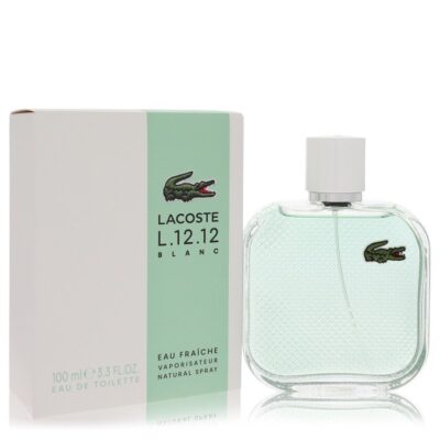 Lacoste Eau De Lacoste L.12.12 Blanc Eau Fraichie by Lacoste Eau De Toilette Spray 3.4 oz (Men)