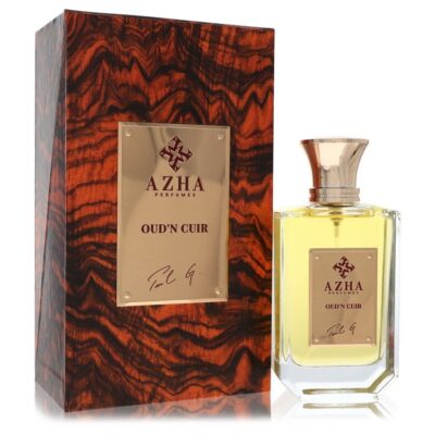 Azha Oud’n Cuir by Azha Eau De Parfum Spray 3.3 oz (Men)