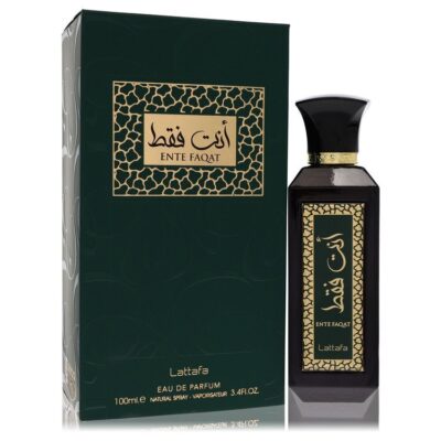 Lattafa Ente Faqat by Lattafa Eau De Parfum Spray (Unisex) 3.4 oz (Men)