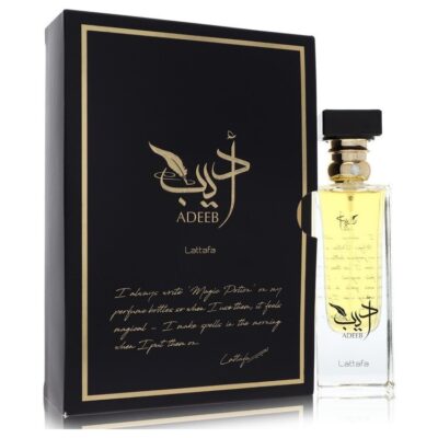 Lattafa Adeeb by Lattafa Eau De Parfum Spray (Unisex) 2.7 oz (Women)